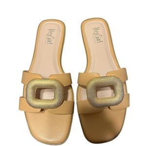 Corky’s Hey Girl Cognac Ring Around the Rosie Sandals Size 8 New in Box